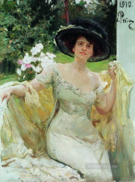  bella Pintura Art%C3%ADstica - retrato de bella gorskaya 1910 Ilya Repin